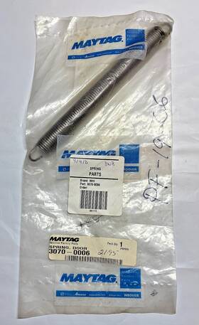 3070-0006 Maytag / Amana Dishwasher Door Spring - Oem New Discontinued