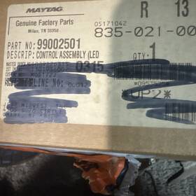 99002501 Maytag Dishwasher Control Board Whirlpool/maytag Oem Part Brand New