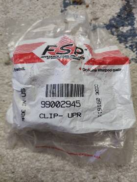 99002945 Maytag Dishwasher Upper Wash Arm Support