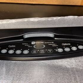 6-919822 Maytag 99003382 8. Dishwasher Control Panel Black Part#