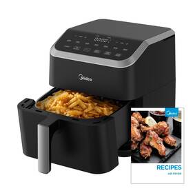 Midea 840296509852 Air Fryer 5.5qt Heatexpress Rapid Technology 9 Preset M... Fast Ship