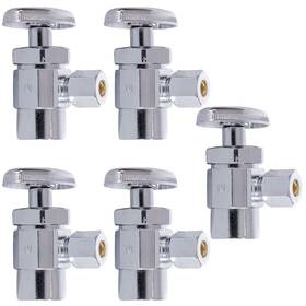 71212qs-om-5 Midline Valve Water Supply Stop With Multi-turn Wheel Ang