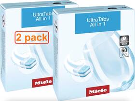 Miele 002516276630 Ultratabs All-in-one Dishwasher Detergent 120 Tabs 2 Pack