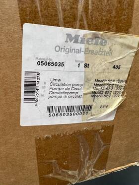 05065035 Miele New Oem Circulation Pump