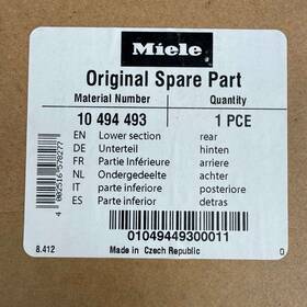 10494493 Miele Lower Rear Section Unterteil Hinten Genuine Original Spare Part