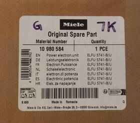 10980584 Miele New Oem Part# Dishwasher Power Electronic Unit For G 5051 7166