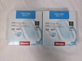 12738130 Miele Lot Of 2 Ultratabs All In 1 Dishwasher Tablets 60 Tabs Each - New Sealed