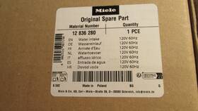 12836280 Miele Dishwasher Water Intake Valve Assly. - Oem Part New Open Box