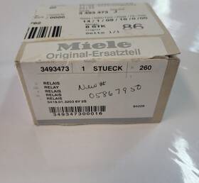 3493473 Miele Relay Genuine Oem