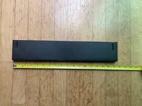 4308930 Miele Dishwasher Kick Plate Black Oem Part Tfsw