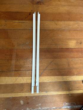 4627070 Miele 4627080/4627070 Cover Strip Right/left White Dishwasher