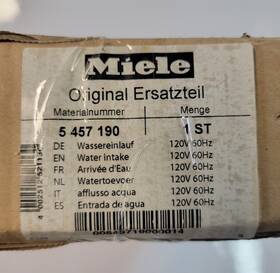 5457190 Miele Water Intake Genuine Oem