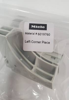 6019760 Miele Dishwasher Cabinet Plastic Corner Piece Left #