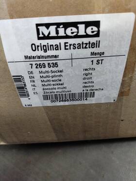7269535 Miele Multi-plinth Right