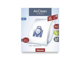 Miele 786830388296 Airclean 3d Efficiency Dust Bag Type Gn Allergy Xl-pack 8 Bags 2 Pr