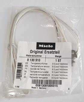 8130910 Miele Temperature Sensor 3/2 Pol/1420mm Part #