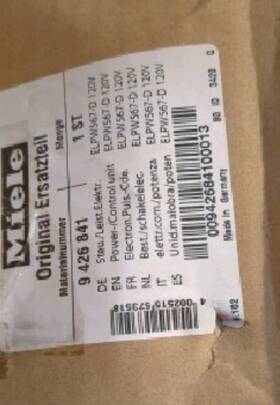 9426841 Miele New Genuine Oem Power Control Unit Part #