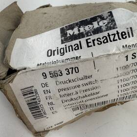 9563370 Miele Dishwasher Pressure Switch 1100/700mm/ws Pg 8xxx