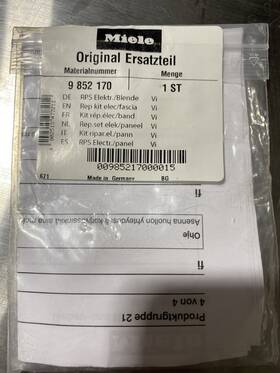 9852170 Miele Oem Dishwasher Fascia Repair Kit 2 Clips
