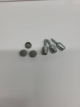 Bx-40 Miele Three Built-in Dishwasher Side Mounting Screws With Caps X3