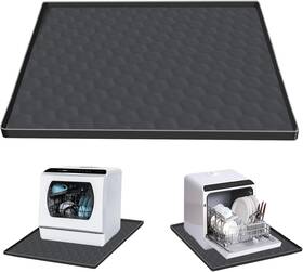 Dd-100 Mitobele Dishwasher Drain Pan Mat Drip Tray Raised Edge Non-slip Silicone