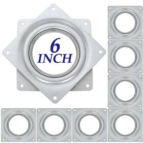 Mivide 745681783797 6 Inch Lazy Susan Hardware 8 Pcak Turntable Bearing 5/16 Thick 1