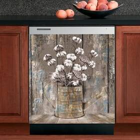 Mlgb 718542684270 Vintage Wood Dishwasher Cover Kitchen Decorative Rustic Wooden Mag