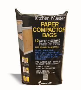 Monde Bags Usa 085162189121 Kitchen Master Super Strong Compactor Pre Cuffed 12 Pack
