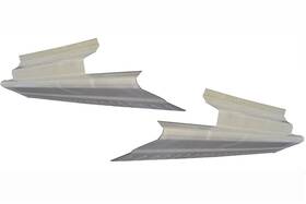 901-02p Motor City Sheet Metal Compatible With Chevrolet 1999-2007 Silverado 2 Door Outer Rocker Panel Pair