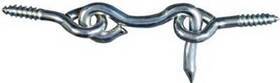 N117-820 National Hardware Hook And Eye Zinc-plated Steel 1 Inch 2-pk. -