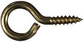 N119-289 National Hardware 10 Pack - Large Screw Eye Solid Brass 1-3/8 Inch 4-pk