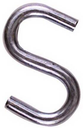N121-665 National Hardware 10 Pack - S Hook Heavy Duty Zinc-plated Steel 2 Inch 2-pk
