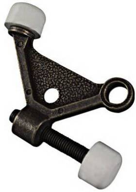 N159-046 National Hardware Doorstop Hinge Pin Antique Brass -