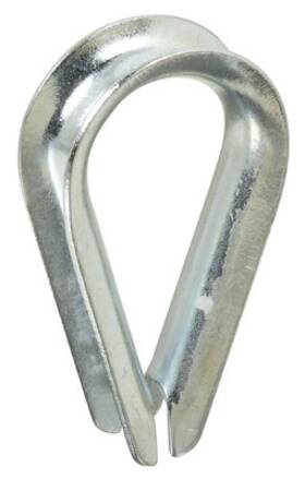 N176-842 National Hardware 5 Pack - Rope Thimble Zinc 1/2 Inch