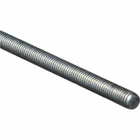 N179-416 National Hardware Threaded Rod Zinc 20 Tpi 1/4 X 24 Inch -