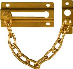 N183-590 National Hardware 5 Pack - Brass Door Chain
