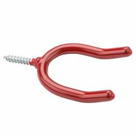 N188-004 National Hardware 6 Pack - Double Screw Hook Vinyl-coated