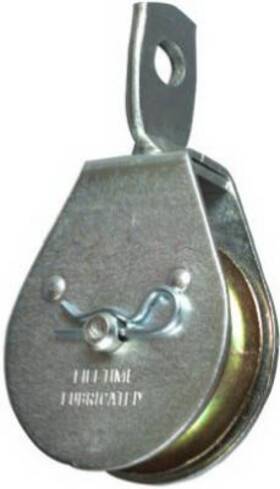 N195-792 National Hardware 5 Pack - Swivel Eye Single Pulley 2 Inch