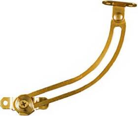 N208-652 National Hardware 5 Pack - Bright Brass Lid Support