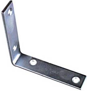 N220-145 National Hardware 10 Pack - 4 X 7/8 Inch Zinc Corner Iron
