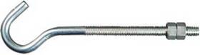 N221-697 National Hardware 10 Pack - Hook Bolt Zinc 3/8 X 7 Inch