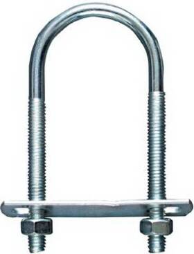N222-158 National Hardware 5 Pack - U Bolt #526 Zinc 5/16 X 1-3/4 4-1/4 Inch
