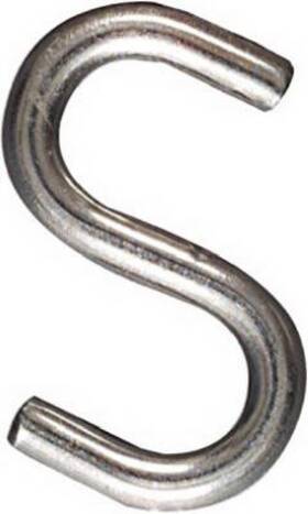 N233-544 National Hardware Open S Hook Stainless Steel 2 Inch -