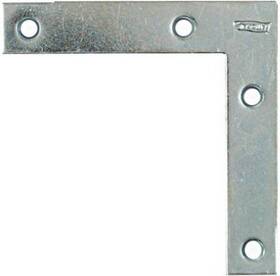 N266-569 National Hardware 20 Pack - Flat Corner Iron Zinc 4 X 3/4 Inch
