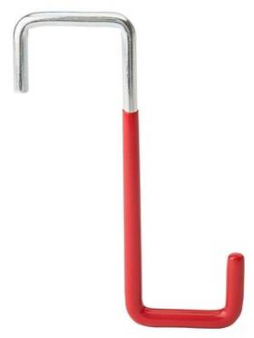 N271-009 National Hardware Rafter Hook Red Vinyl Coated 6 Inch -