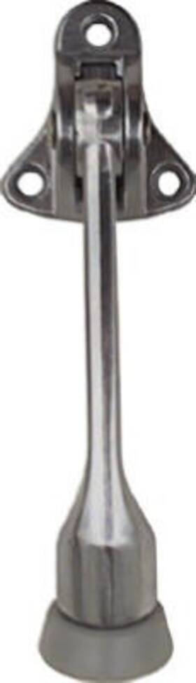 N273-532 National Hardware 5 Pack - Doorstop Wall-mount Kick-down Satin Chrome 4 Inch