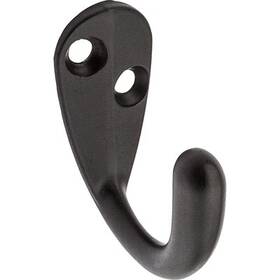 N330-795 National Hardware 5 Pack - Wall Hook For Clothes Single Prong Oil-rubbed Bronze Finish Holds 35-lb