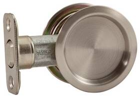 N350-322 National Hardware 3 Pack - Pocket Door Pull Satin Nickel