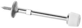 N830-102 National Hardware Door Stop Rigid Satin Nickel 3 Inch -