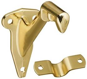 N830-131 National Hardware 2-pc. Handrail Bracket Polished Brass -